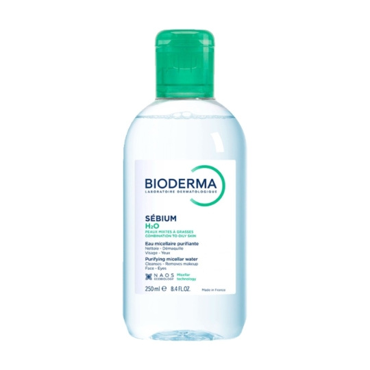 Eau Micellaire Visage Peaux Mixtes/Grasses Sébium H2O BIODERMA