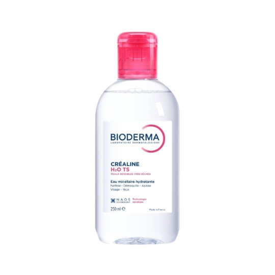 Eau Micellaire Visage et Yeux Peaux Sensibles Très Sèches Démaquillante Créaline H2O BIODERMA