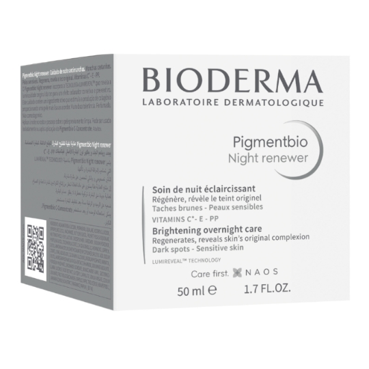 Crème de Nuit Visage Femme Anti-tâches Anti-âge Pigmentbio BIODERMA