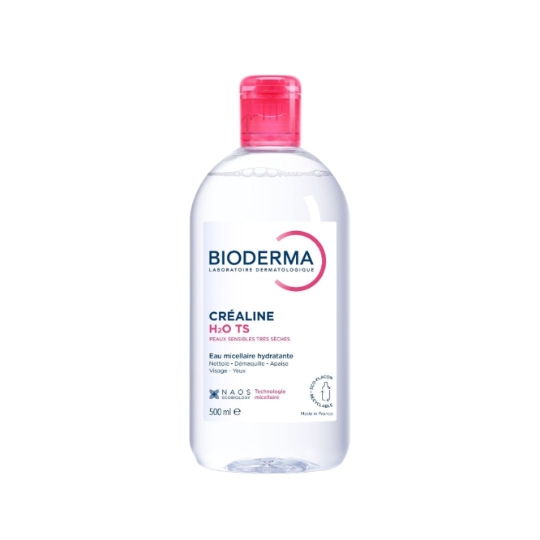 Eau micellaire Visage Yeux Peau Sensible Démaquillante Apaisante Créaline H2O BIODERMA