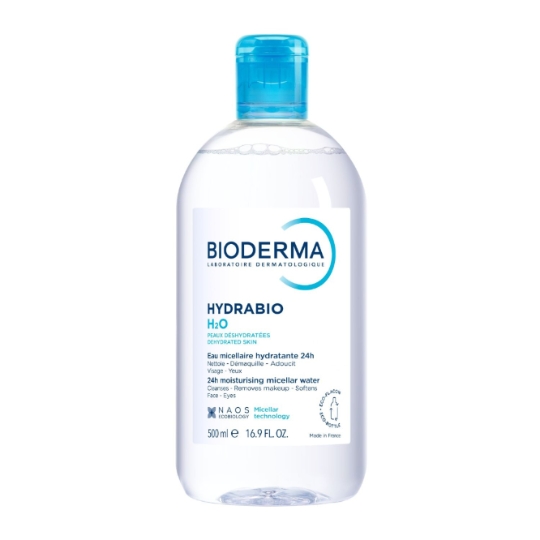 Eau micellaire Visage Yeux Peau Déshydratée Nettoyante Démaquillante Hydrabio H2O BIODERMA