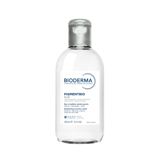 Eau micellaire Visage Yeux Peaux Sensibles Éclaircissante Nettoie Démaquille Unifie Anti-Taches Pigmentbio BIODERMA