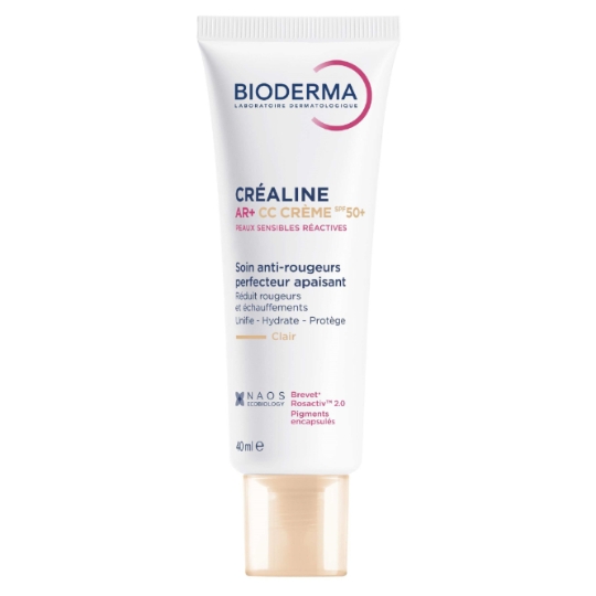 CC crème Anti-rougeurs SPF50+ Perfecteur Créaline AR+ BIODERMA