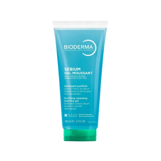Gel Moussant Sébium - Peaux Mixtes à Grasses BIODERMA