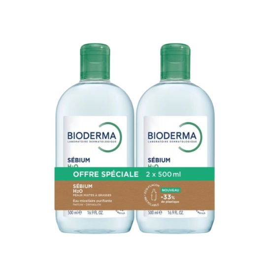 Eau Micellaire Purifiante Sébium H2O - Peaux Mixtes à Grasses BIODERMA
