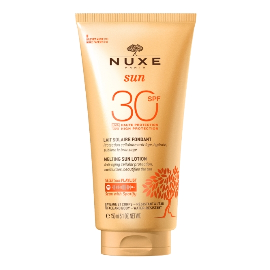Lait solaire Visage et Corps Spf 30 Fondant NUXE