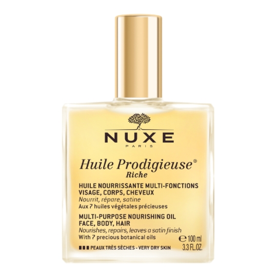 Huile Nourrissante Visage Corps Cheveux Sèche Riche Prodigieuse NUXE