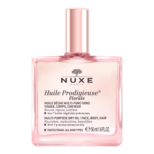 Huile Visage Corps Cheveux Hydratante et Réparatrice Eclat Satiné Floral NUXE