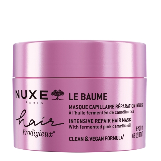 Masque Réparation Intense Cheveux Secs et Abîmés Huile Fermentée De Camélia Rose NUXE