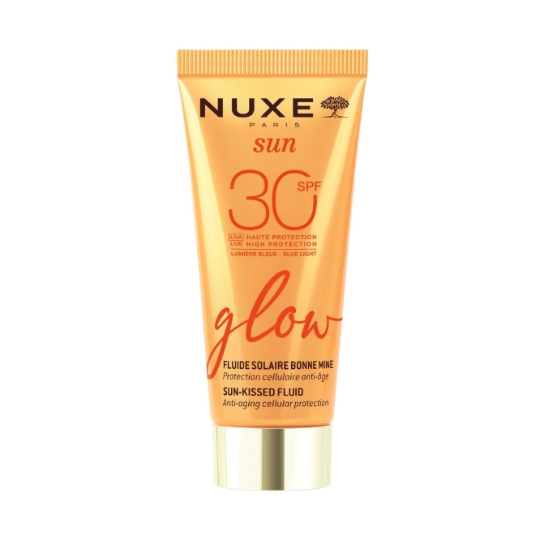 Fluide Solaire Fluide SPF 30 Bonne Mine Protection Cellulaire Anti-Âge Sun NUXE