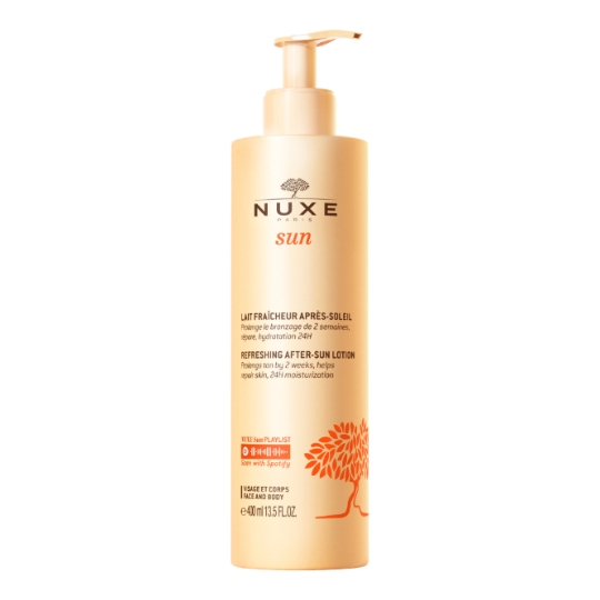 Après-soleil Lait Fraîcheur Visage et Corps Fleurs D'eau et Soleil NUXE