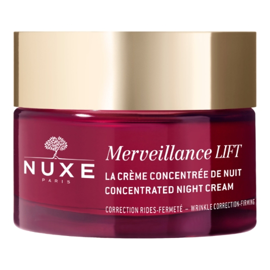 Crème de Nuit Visage Femme Anti-âge Merveillance Lift NUXE