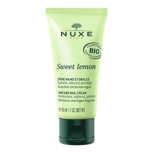 Crème Mains et Ongles Hydratante Parfumée Citron Meringué Sweet Lemon Bio NUXE