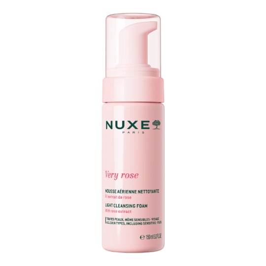 Mousse Nettoyante Visage Toutes Peaux Même Sensibles Apaisante Rose Very Rose NUXE