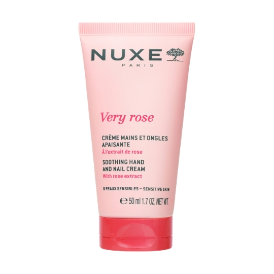 Crème Mains et Ongles Apaisante à L'Extrait de Rose Peaux Sensibles NUXE