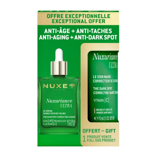 Sérum Nuxuriance Ultra Correcteur de Tâches + le Soin Mains Nuxuriance Ultra Offert NUXE