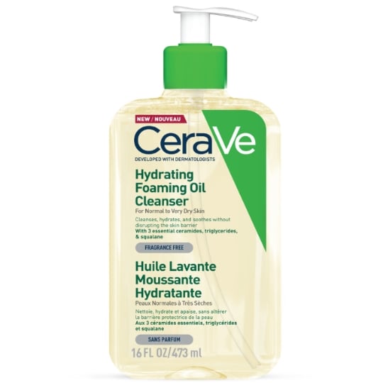 Huile Lavante Corps Peau Normale à Très Sèche Hydratante Moussante CERAVE