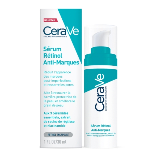 Sérum Visage Anti-imperfections Anti-marques et Anti-pores Rétinol CERAVE