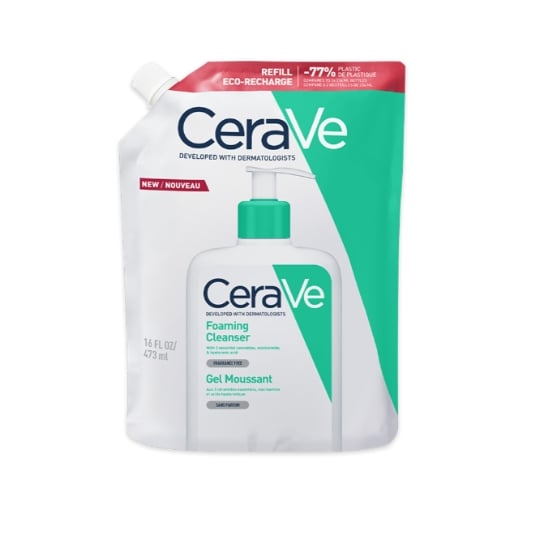 Gel Nettoyant Moussant Visage Et Corps Peaux Normales À Grasses Avec 3 Céramides Essentiels Niacinamide Acide Hyaluronique Sans Parfum CERAVE
