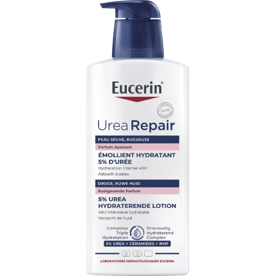 Crème Corps Peau Sèche 5% Urée Céramides et NMF Parfumé EUCERIN