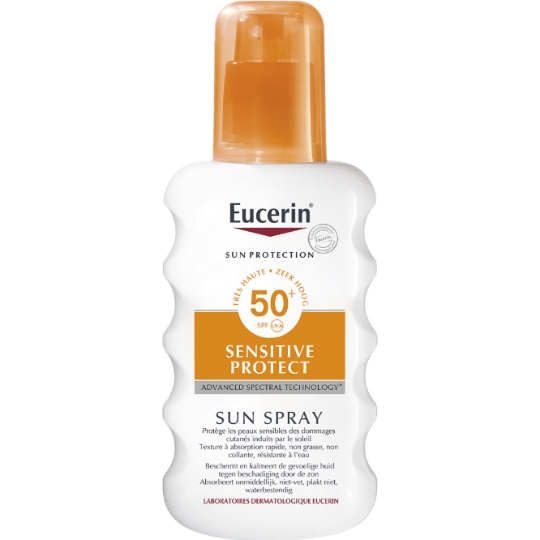Crème solaire Corps Peau Sensible Haute Protection Spf 50+ Protège des Dommages EUCERIN