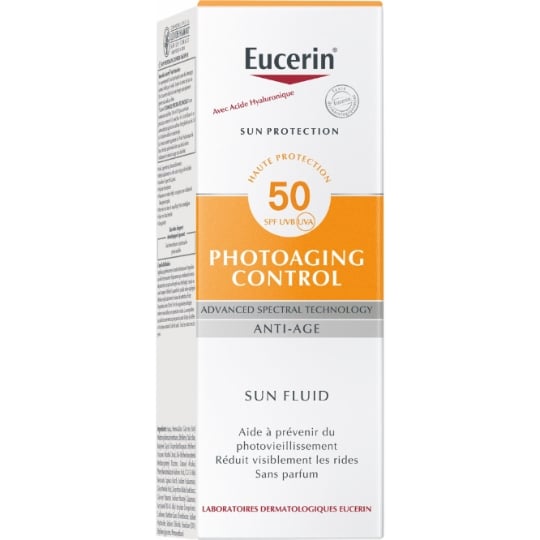 Crème solaire Fluide Visage Anti-âge Spf 50 EUCERIN