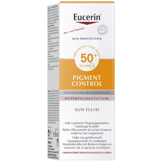 Crème solaire Fluide Visage Anti-tâches Pigment Control Spf 50+ EUCERIN