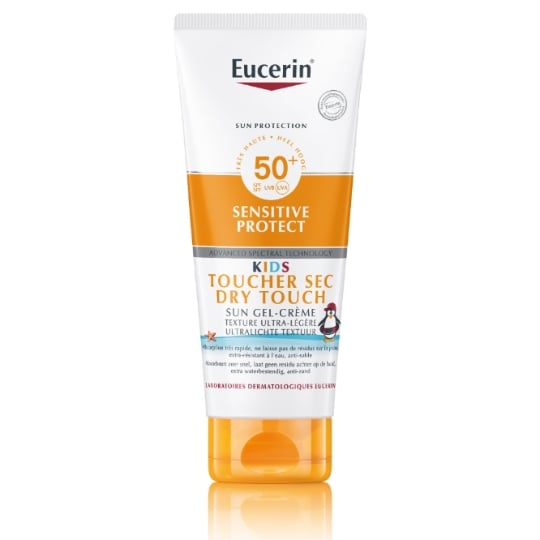 Crème solaire Enfant Peau Sensible Très Haute Protection Spf 50+ Résistant à l'Eau EUCERIN