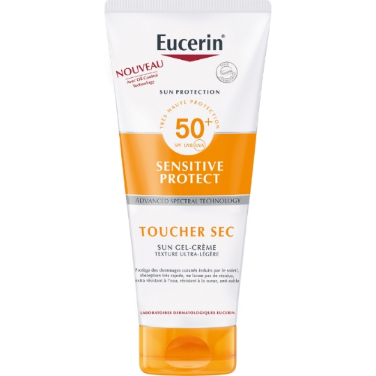 Crème solaire Peau Sensible Toucher Sec Haute Protection Spf 50+ EUCERIN