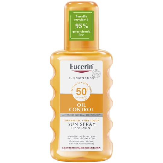Spray Solaire Transparent Spf 50+ Oil Control Sun Protection EUCERIN