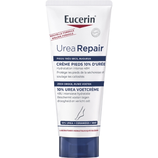 Crème pieds Secs 10% Urée Hydratation Intense 48H Répare EUCERIN
