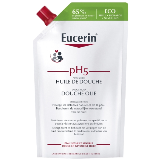 Huile de douche Peaux Sèches et Sensibles pH5 EUCERIN