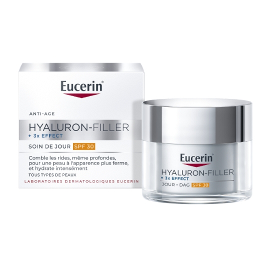 Crème Crème de Jour Visage Anti-âge Hyaluron Filler Spf 30 EUCERIN