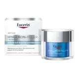 Crème de Nuit Visage Femme Booster d'Hydratation Anti-âge Hyaluron-Filler EUCERIN