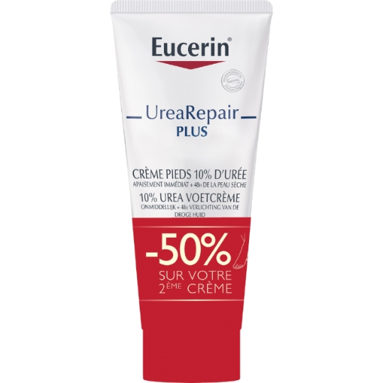 Crème pieds Secs Réparatrice Intense 10% Urée Hydratation Longue Durée EUCERIN