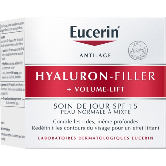 Crème de Jour Hyaluron-Filler + Volume Lift Peau Normale à Mixte EUCERIN