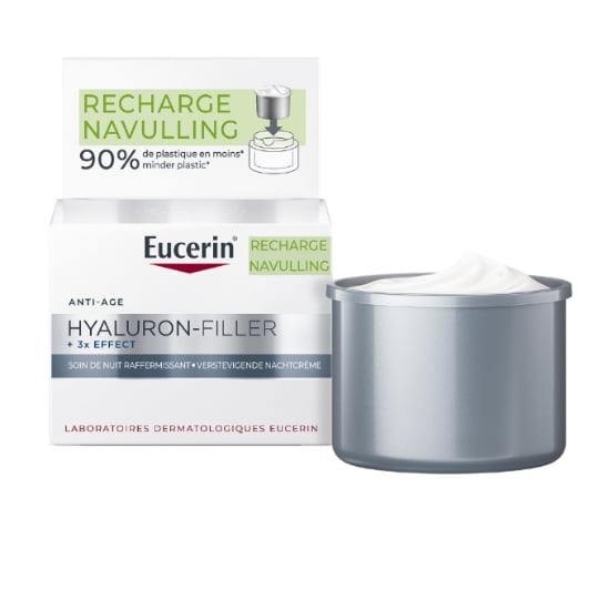Crème de Nuit Visage Femme Anti-rides Hyaluron-Filler EUCERIN