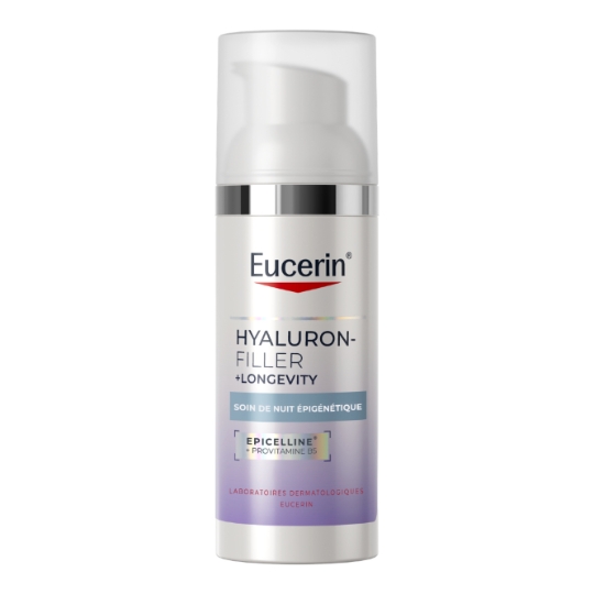 Soin de Nuit Epigénétique Hyaluron‑Filler + Longevity EUCERIN