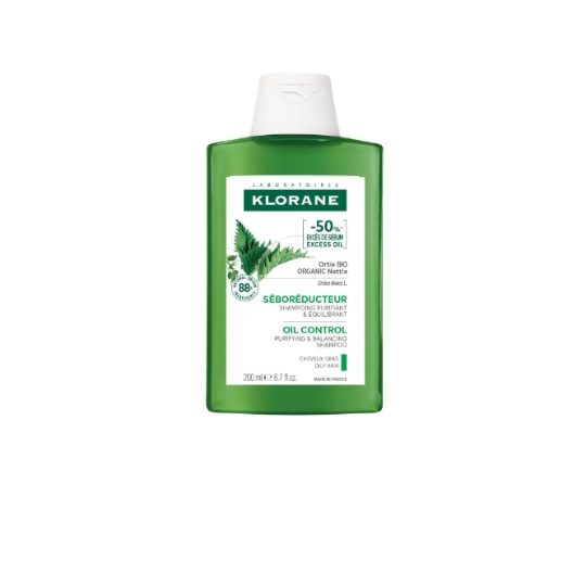 Shampoing Cheveux Gras Séborégulateur à l'Ortie Bio KLORANE