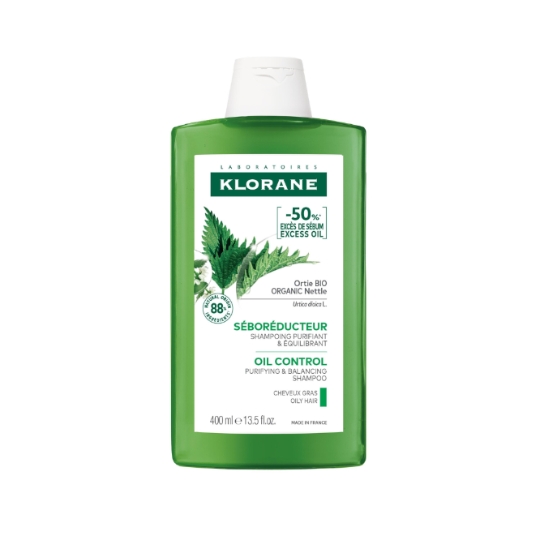 Shampoing Cheveux Gras Séboréducteur à l’Ortie KLORANE