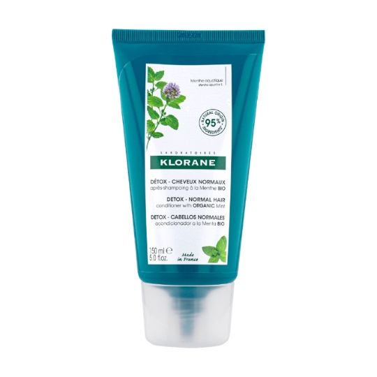 Après-shampoing Détox Cheveux Normaux à la Menthe Bio KLORANE