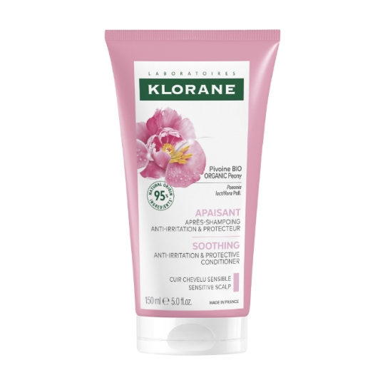 Après-shampoing Apaisant Cuir Chevelu Sensible et Irrité à la Pivoine Bio KLORANE