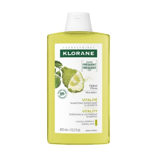 Shampoing Cheveux Normaux à Gras au Cédrat KLORANE
