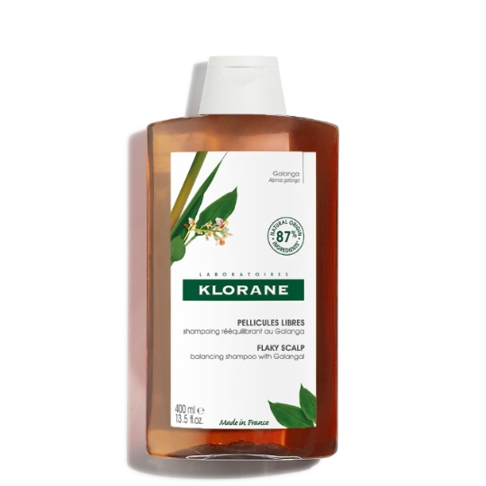 Shampoing Antipelliculaire Rééquilibrant au Galanga KLORANE