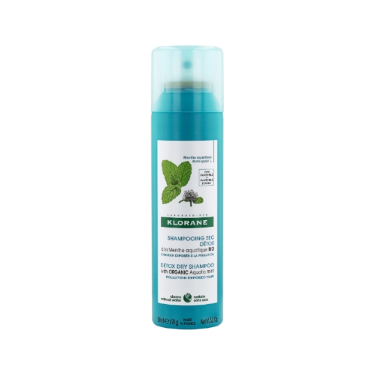 Shampoing Sec Détoxifiant Menthe Aquatique Bio KLORANE