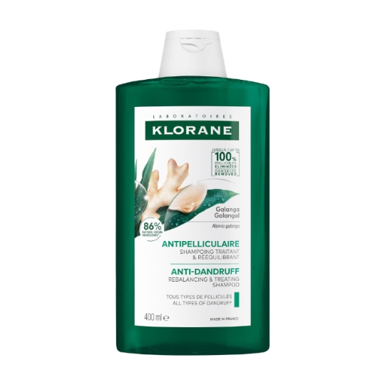 Shampoing Antipelliculaire au Galanga KLORANE