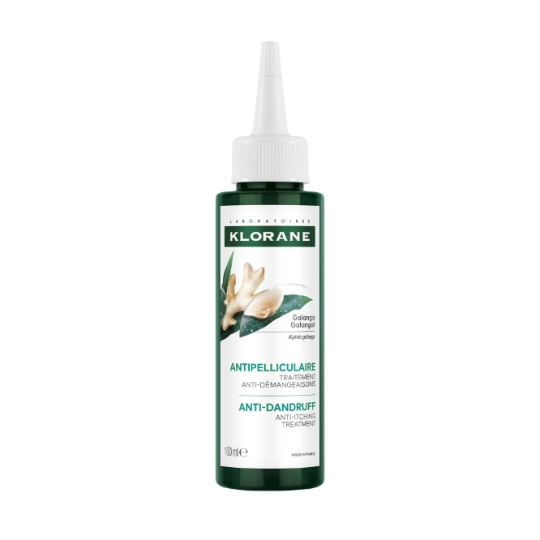 Traitement capillaire Antipelliculaire Anti-démangeaisons Apaise au Galanga Sans rinçage 99% d'ingrédients d'origine naturelle KLORANE