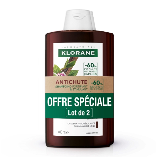 Shampooing Fortifiant & Stimulant à la Quinine pour Cheveux Fatigués, Chute KLORANE