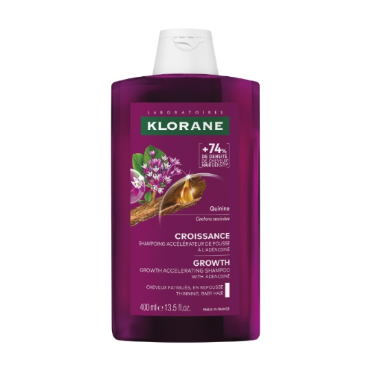 Shampooing Croissance - Accélérateur de Pousse à l'Adénosine et à la Quinine KLORANE