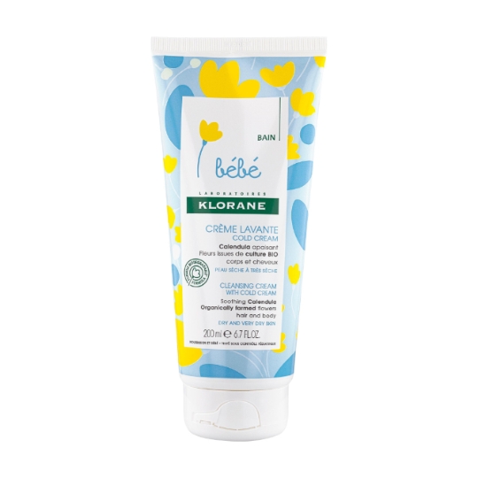 Gel douche bébé au Calendula Cold-Cream KLORANE